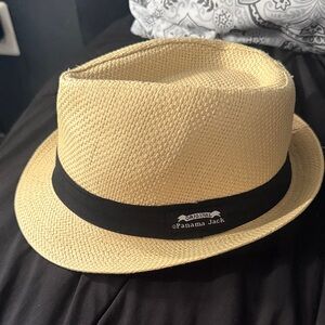 Panama Jack Tan Fedora with Black Band